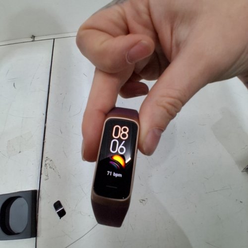 BSLIZHEN IP68 WATERPROOF SMART BAND FITNESS TRACKER WATCH - ROSE GOLD/PURPLE BAND (MODEL: C60) image 3
