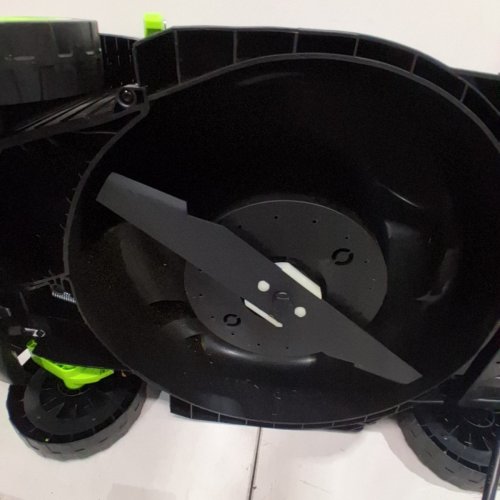 STEELITE CORDLESS ELECTRIC LAWN MOWER - 5-POSITION HEIGHT ADJUSTMENT WITH 8 GALLON GRASS BAG - BATTERY AND CHARGER INCLUDED - 13'' - 21V - ( MODEL: ‎DG500 ) image 4