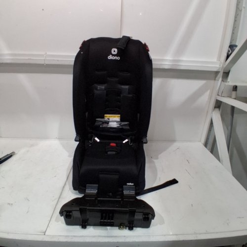 DIONO RADIAN 3R 3-IN-1 CONVERTIBLE REAR/FORWARD FACING CAR SEAT FOR UPTO 10 YEARS - 120LBS MAX/.CAP - JET BLACK (MODEL: 50620-NA-01) image 4