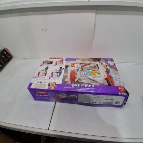 4-IN-1 FISHER-PRICE LAUGH & LEARN ACTIVITY TABLE & EASEL - RED/WHITE image 5