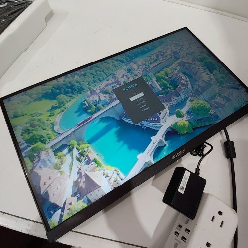 KOORUI COMPUTER MONITOR WITH ERGONOMIC TILT STAND - 22" - 1080P (1920X1080) - 100HZ - BLACK (MODEL: MB21V29F) image 2