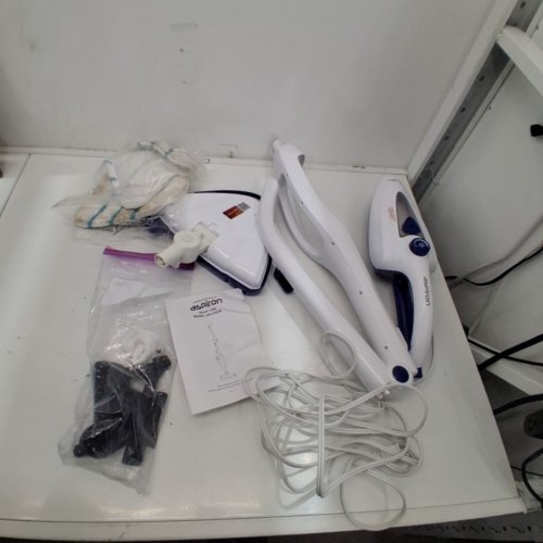 ASPIRON 12-IN-1 STEAM MOP DETACHABLE HANDHELD STEAM CLEANER - 1500W - WHITE/BLUE (MODEL:AS-CA039) image 3