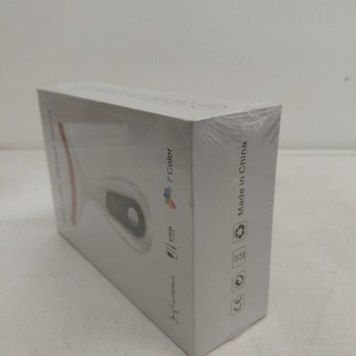 FACIAL AND NECK RED LIGHT THERAPY DEVICE - WHITE / RED image 3