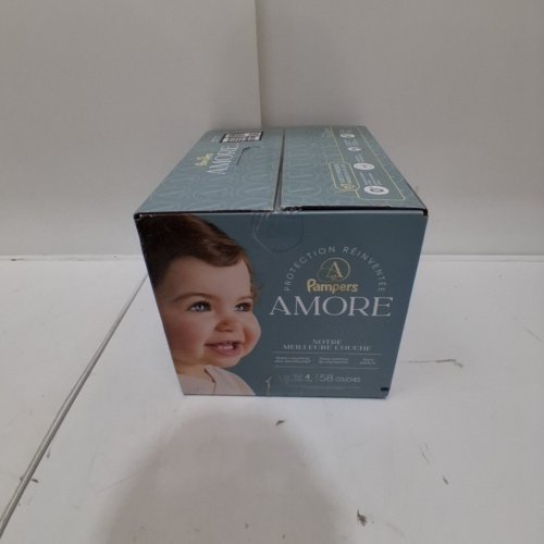 58PK PAMPERS AMORE MOST ABSORBENT AND BEST DIAPER - SIZE 4 - WHITE image 2