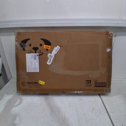 NEW WORLD PET PRODUCTS FOLDING DOG CRATE WITH LEAK PROOF PAN FOR MEDIUM / SMALL BREEDS - 30" X 21" X 19" - BLACK (MODEL: B30) image 4