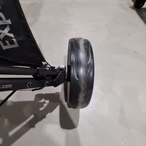 CADDYTEK EXPLORER V8 - SUPERLITE 4-WHEEL PUSH GOLF CART - DARK GREY/BLACK (MODEL: CP-XR-8DG) image 3