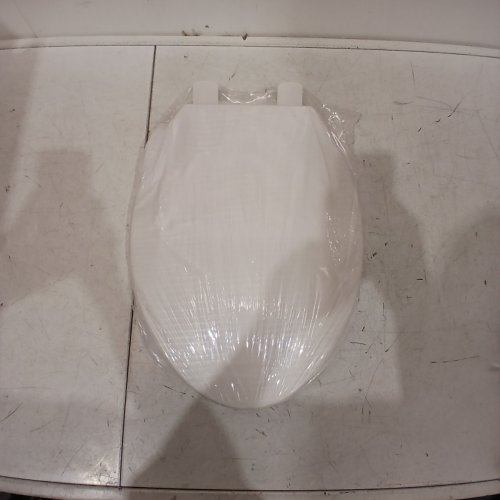 GARVEE ELONGATED SOFT CLOSE EASY CLEAN PLASTIC TOILET SEAT - 19" - WHITE - (MODEL: PHO_11GXK800) image 2