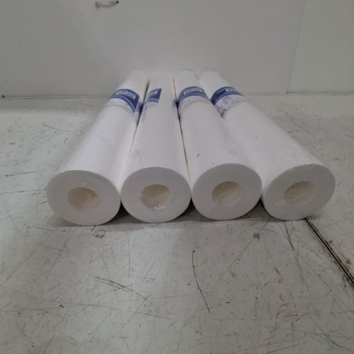 4PK PUREPLUS 5 MICRON WHOLE HOUSE SEDIMENT HOME WATER FILTER REPLACEMENT CARTRIDGE - 20" X 2.5" - WHITE (MODEL: PP20) image 3