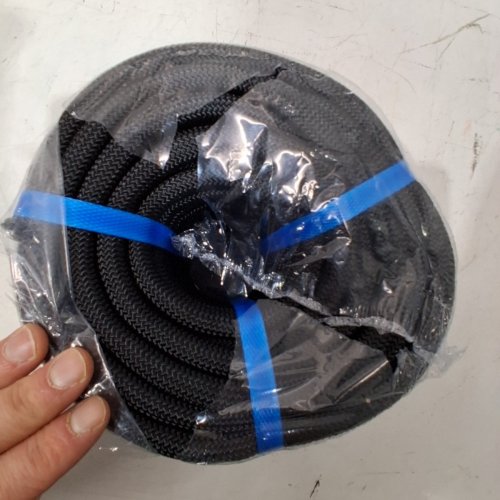 ERINAIK NYLON ROPE, POLYESTER DOUBLE BRAIDED ROPE - 100FT X 1/2" - BLACK image 3