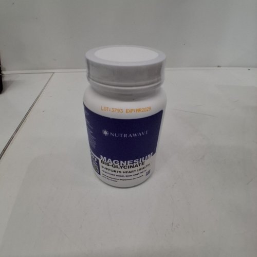 ( 120 CAPS) NUTRAWAVE MAGNESIUM BIS-GLYCINATE SUPPLEMENT image 2