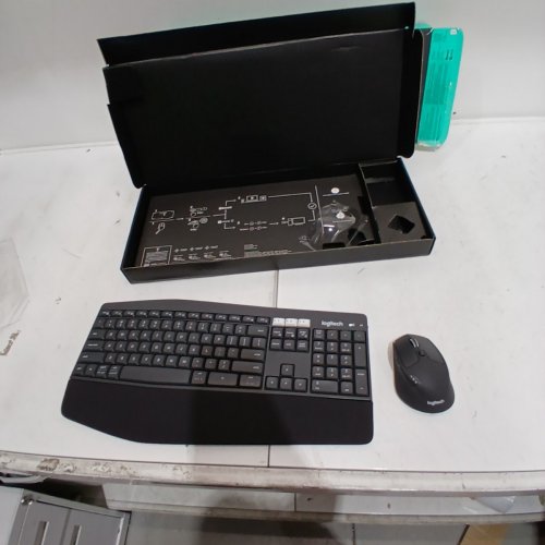 2PC LOGITECH PERFORMANCE WIRELESS BLUETOOTH KEYBOARD AND MOUSE COMBO - BLACK (MODEL: MK850) image 3