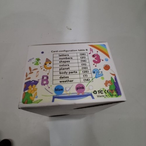 TIMINGSXD FLASH CARD LEARNING TOY WITH 192 CARDS - SPANISH EDITION - BLUE (MODEL: CA001_BLUE) image 4
