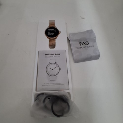 SMART WATCH AND FITNESS TRACKER WITH BLUETOOTH APP - ROSE GOLD (MODEL: DR03) image 4