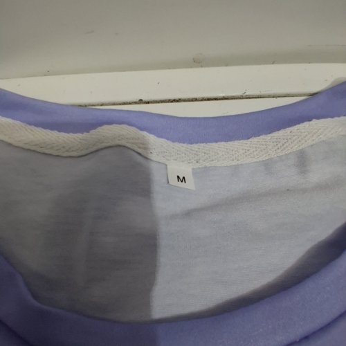 WOMEN'S ACTIVE LONG SLEEVE CREW NECK SHIRT - MEDIUM - LAVENDER image 3