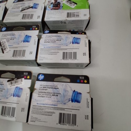 9 *EXPIRED* HP 933 INK CARTRIDGES FOR SELECT OFFICEJET PRINTERS - CYAN, YELLOW, MAGENTA (MODEL: N9H56FN) image 3
