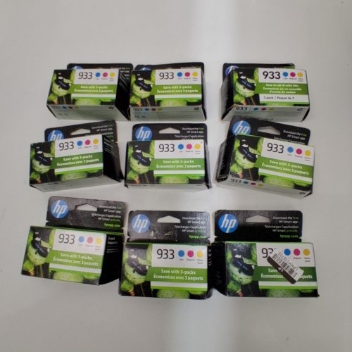 9 *EXPIRED* HP 933 INK CARTRIDGES FOR SELECT OFFICEJET PRINTERS - CYAN, YELLOW, MAGENTA (MODEL: N9H56FN) image 4