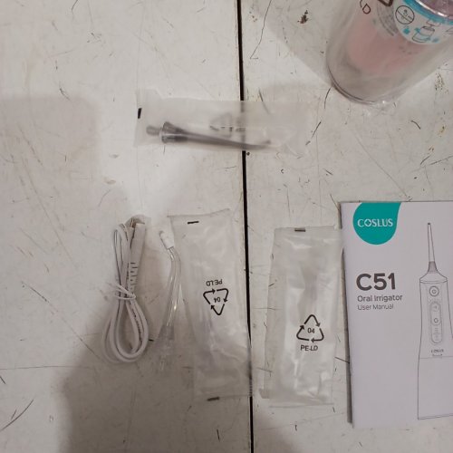 COSLUS ORAL IRRIGATOR PORTABLE WATER TEETH FLOSSER WITH 3 MODES & 6 PRESSURE SETTINGS - PINK (MODEL: C51) image 4