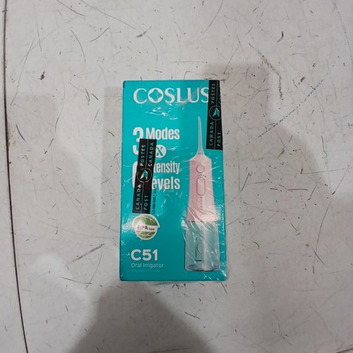 COSLUS ORAL IRRIGATOR PORTABLE WATER TEETH FLOSSER WITH 3 MODES & 6 PRESSURE SETTINGS - PINK (MODEL: C51) image 5
