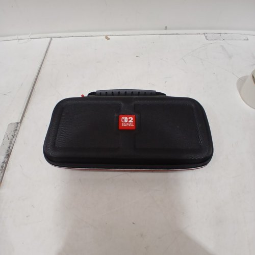 NINTENDO SWITCH 2 GAME TRAVELER DELUXE TRAVEL CARRYING CASE - BLACK / RED (MODEL: NS241) image 3