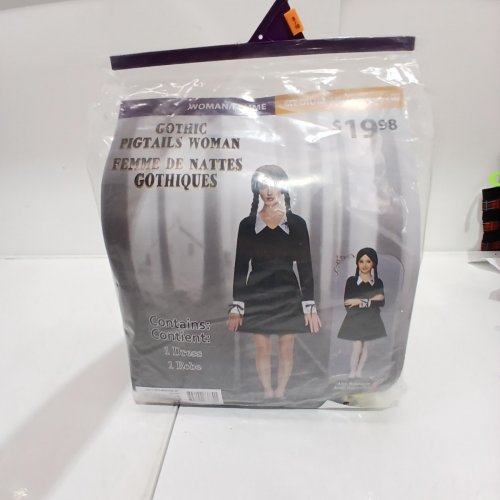 WOMEN'S PARTYHOLIC GOTHIC PIGTAILS WOMAN - MEDIUM (8-10) - BLACK (STYLE: 50202M) image 2