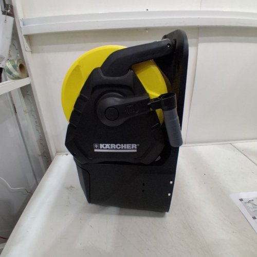KARCHER PREMIUM HOSE REEL PORTABLE/WALL MOUNT - YELLOW/GREY/ BLACK (MODEL: HR7.300) image 4