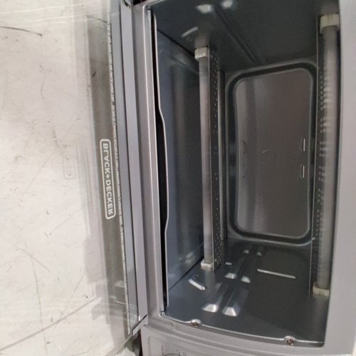 BLACK & DECKER STAINLESS STEEL TOASTER OVEN - 4-SLICE - SILVER (MODEL: TO1701SG) image 4