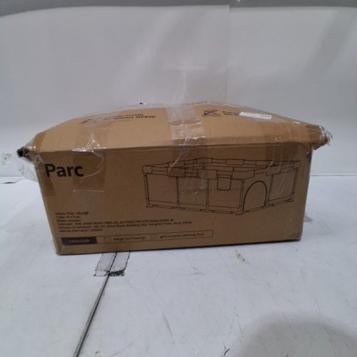 MESH BABY PLAYPEN - 71"X47" - GREY image 6