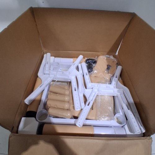3PC KIDS TABLE AND CHAIRS SET - 31.5" X 23.5" - BEIGE / WHITE (MODEL: ML-202601-HI) image 4