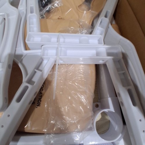 3PC KIDS TABLE AND CHAIRS SET - 31.5" X 23.5" - BEIGE / WHITE (MODEL: ML-202601-HI) image 5