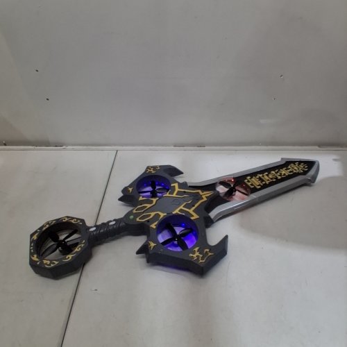 VIKYE REMOTE CONTROL FLYING SWORD DRONE, 3-SPEED, 360° STUNT FLIP - DARK GREY/GOLD image 4