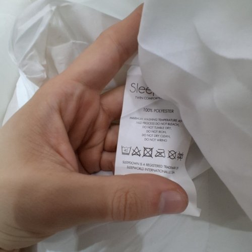 SLEEP PHILOSOPHY OVERSIZED DOWN ALT COMFORTER WITH HEIQ SMART TEMP TREATMENT - TWIN/TWIN XL - WHITE (MODEL: BASI10-0581) image 3