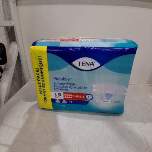26PK UNISEX TENA PROSKIN BRIEFS - LARGE - SUPER ABSORBANT image 2