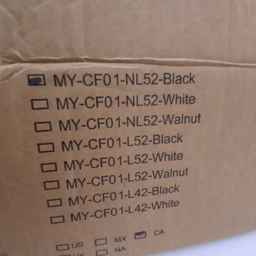 MUYUTC MODERN REVERSIBLE BLADE CEILING FAN - 52" - BLACK (MODEL: MY-CF01-NL52-BLACK) image 2