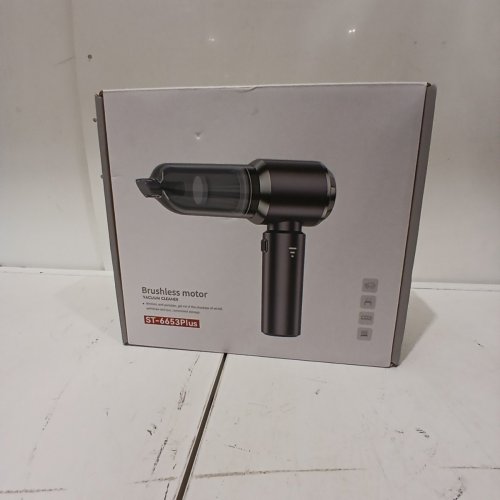 14PC BRUSHLESS MOTOR HANDHELD CAR VACUUM CLEANER - SILVER/PURPLE - (MODEL: ST-6653) image 3