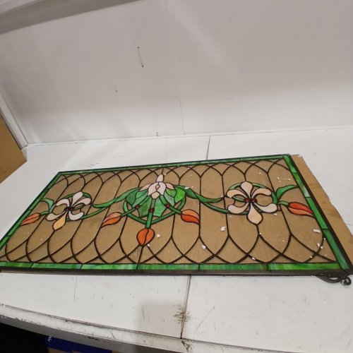 VEVOR STAINED GLASS WINDOW PANEL - 32" X 17" - MULTICOLOR - (MODEL:NC-SG04) image 3