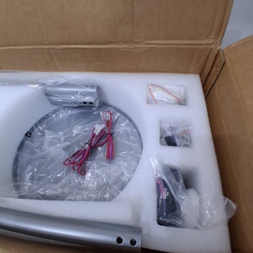 OHNIYOU 7-BLADE CEILING FAN WITH REMOTE CONTROL - 108" - SILVER (MODEL: GLX049-108) image 5