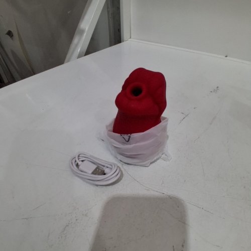 LIP SHAPED SUCKING VIBRATOR - RED (MODEL: 1856A) image 2