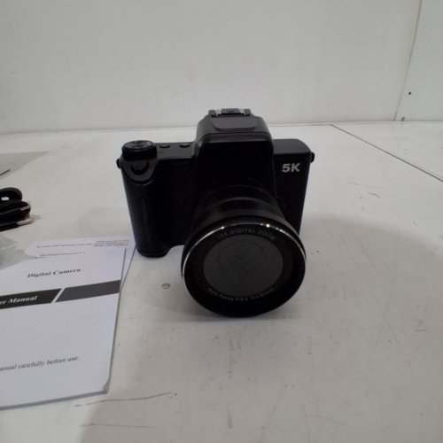 NOTOLDPINE TRUE 5K DIGITAL CAMERA WITH 32GB SD CARD - 5K VIDEO, 80MP PHOTO - 4" IPS HD TOUCHSCREEN - BLACK/CHARCOAL (MODEL: 085RBU01A) image 2