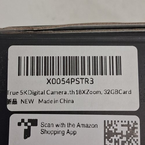 NOTOLDPINE TRUE 5K DIGITAL CAMERA WITH 32GB SD CARD - 5K VIDEO, 80MP PHOTO - 4" IPS HD TOUCHSCREEN - BLACK/CHARCOAL (MODEL: 085RBU01A) image 6