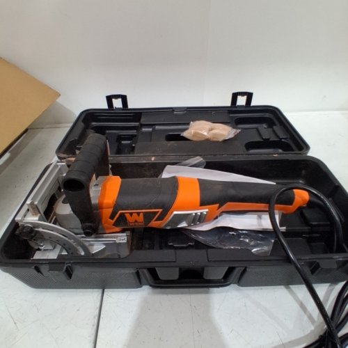 WEN PLATE AND BISCUIT JOINER WITH CASE AND BISCUITS - 8.5A -10000RPM (MODEL: JN8504) image 3