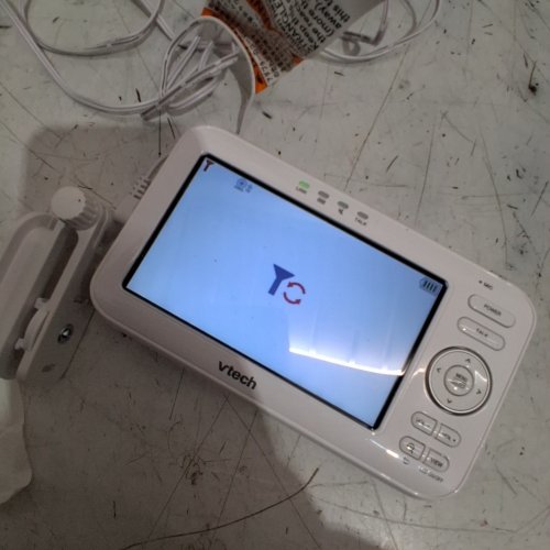 3PC VTECH VIDEO BABY MONITOR WITH NIGHT LIGHT & DISPLAY PROJECTION - 12 HRS - WHITE (MODEL : VM5463) image 2