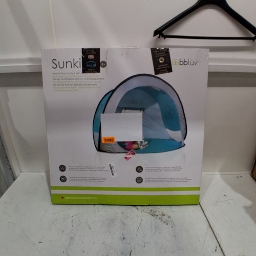 BBLÜV SUNKITÖ PORTABLE ANTI-UV POP-UP TENT WITH MOSQUITO NET - SPF 50 SUN PROTECTION - BLUE/GREY (MODEL: B0135) image 3