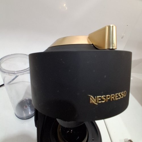 BREVILLE NESPRESSO VERTUO POP+ DELUXE COFFEE AND ESPRESSO MACHINE - MATTE BLACK/GOLD (MODEL: BNV125MTB) image 6
