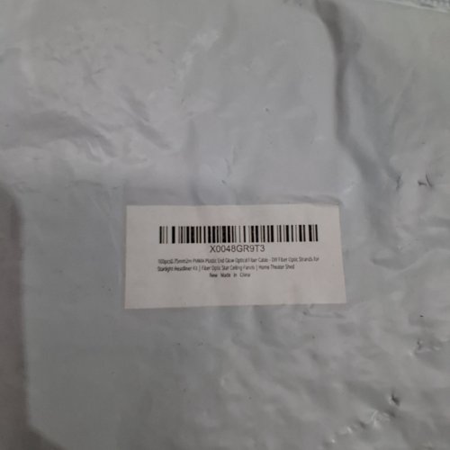 PLASTIC END GLOW FIBER OPTIC CABLE - 0.75MM X 328FT - WHITE image 2