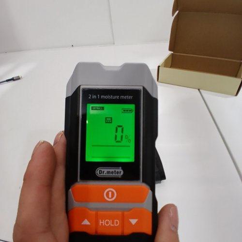 DR.METER METER MOISTURE METER/HUMIDOMETER - GREY BLACK ORANGE (MODEL: MKL-W01) image 3