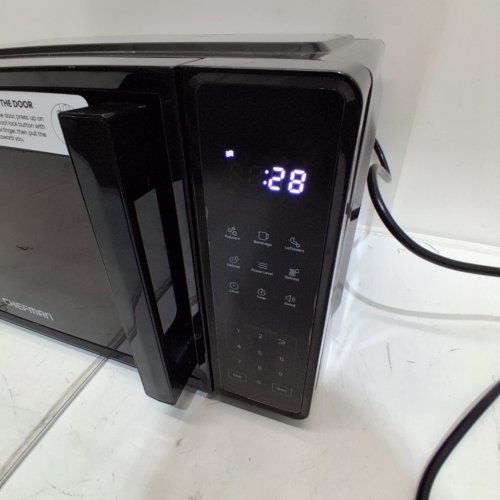 CHEFMAN MICROWAVE OVEN WITH 10 POWER LEVELS AND CHILD SAFETY LOCK - 0.7 CU.FT. - 700W - 6 PRESETS - BLACK (MODEL: RJ55-7-V2) image 2