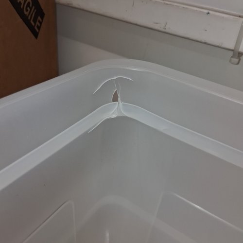 4PK IRIS USA PLASTIC STORAGE BIN TOTE - 33L - CLEAR (MODEL: FB-21E/FB-21EE) image 5