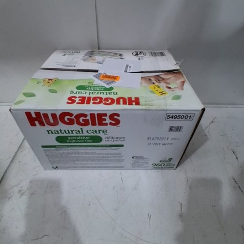 960PK HUGGIES NATURAL CARE DISNEY THEMED SENSITIVE UNSCENTED BABY WIPES - 64 PER PACK (960 TOTAL) - WINNIE THE POOH image 3