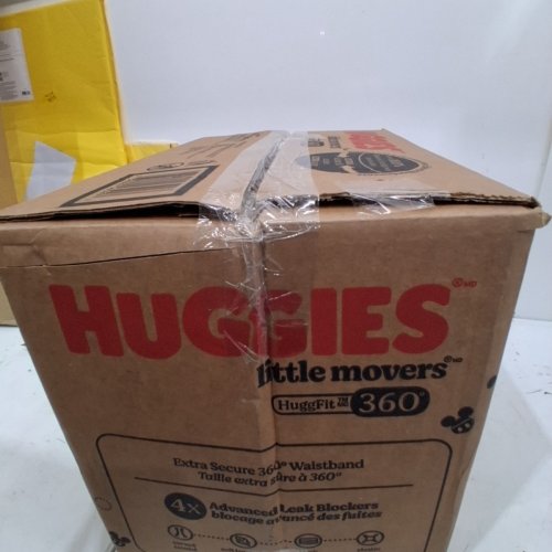 168PK HUGGIES LITTLE MOVERS DIAPERS HUGGFIT WITH 360° WAISTBAND - SIZE 3 image 3