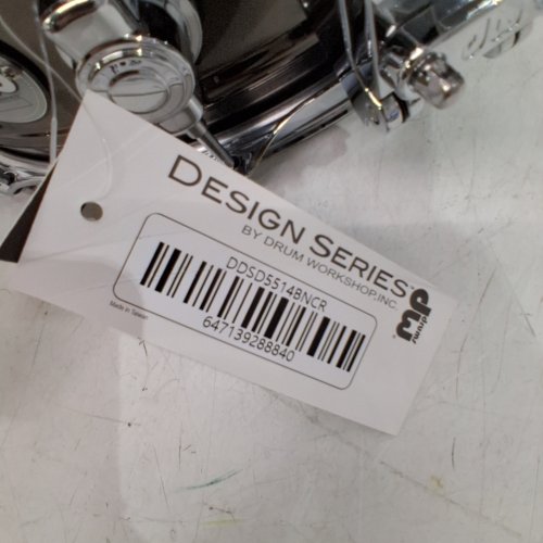 DESIGN SERIES BRASS SNARE DRUM - 5.5X14 - BRASS\WHITE (MODEL: DDSD551BNCR) image 2